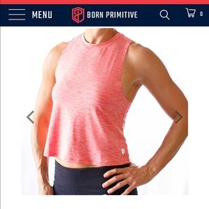 Racerback muscle crop top